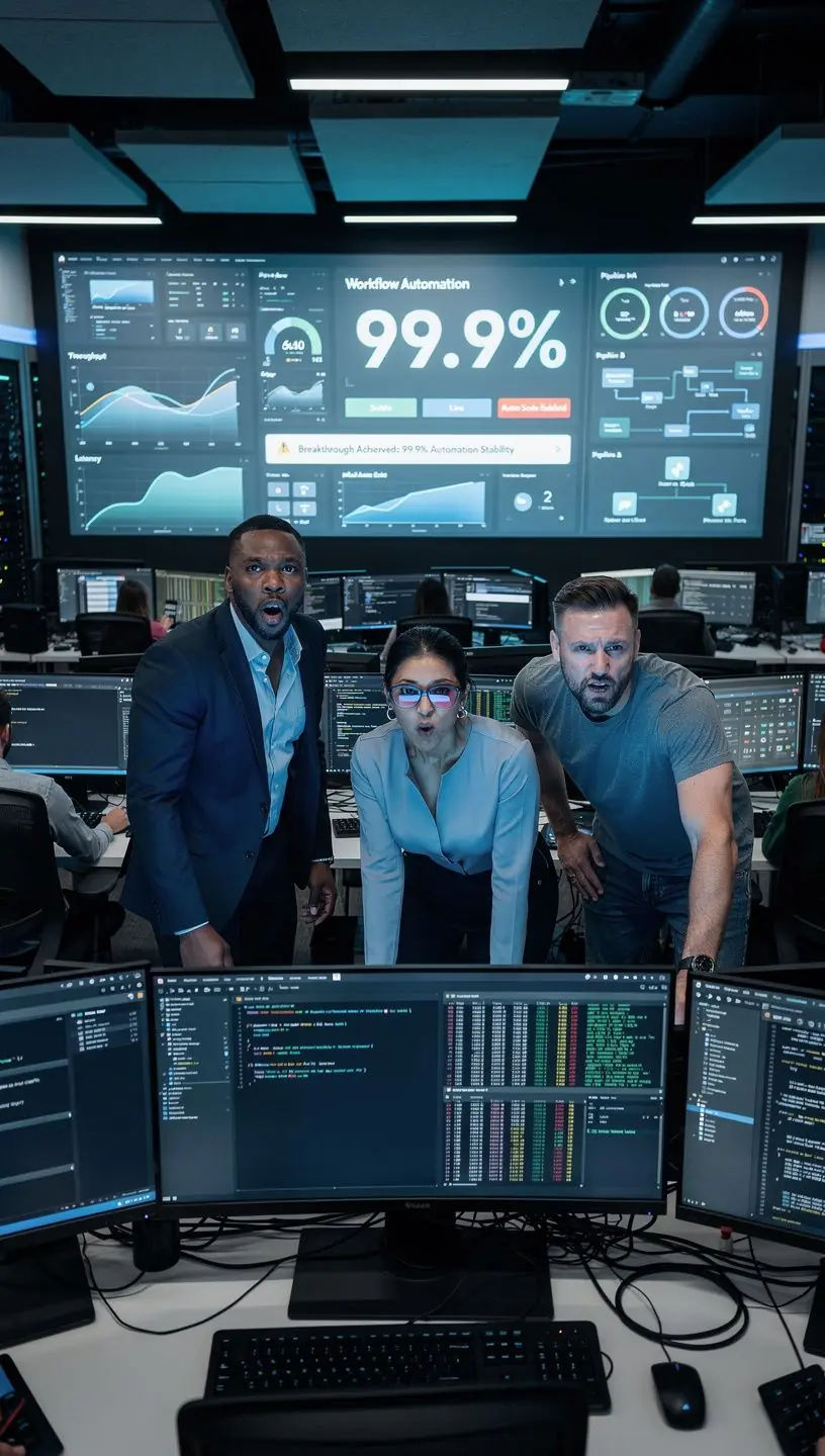 Automated workflow diagram illustrating software integration for efficient task management.